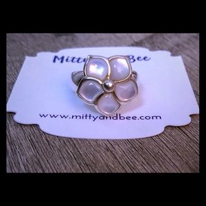 Sterling Silver Flower Ring